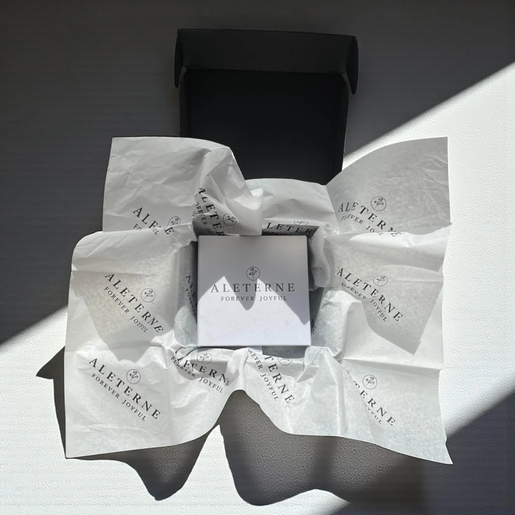 Birth Flower Necklace 12 Variants - Pressed Floral Resin Pendant, Steel/Silver/Gold Chain - ALETERNE FOREVER JOYFUL