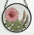 Pink Blossom Field Wall Hanging Suncatcher - 15cm/20cm Resin Decor - ALETERNE FOREVER JOYFUL